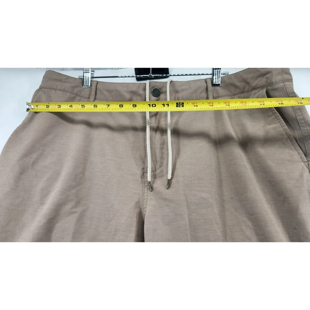 Faherty Mens All Day Shorts Size 38 Tan Khaki Performance Sports